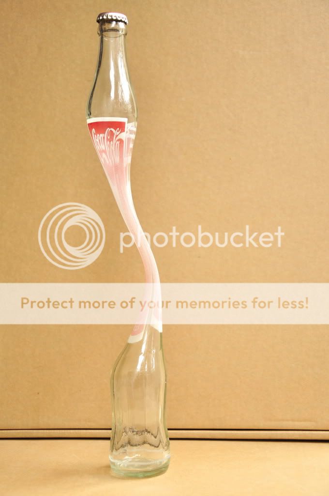 【淘呀淘藏】-早期泰国可口可乐扭曲文字艺术瓶